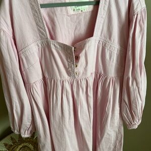 Pink Denim Women's Dress